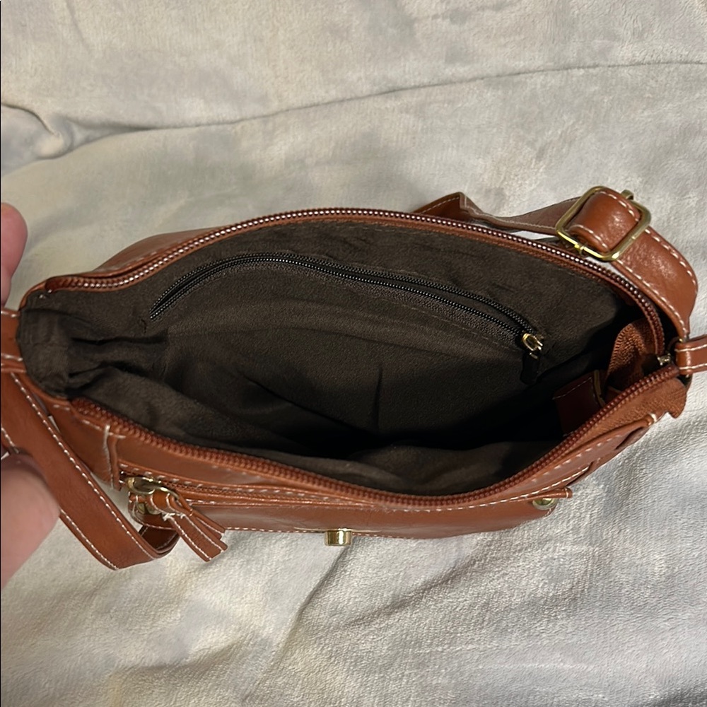 Women’s Brown Crossbody Bag - Picture 7 of 8